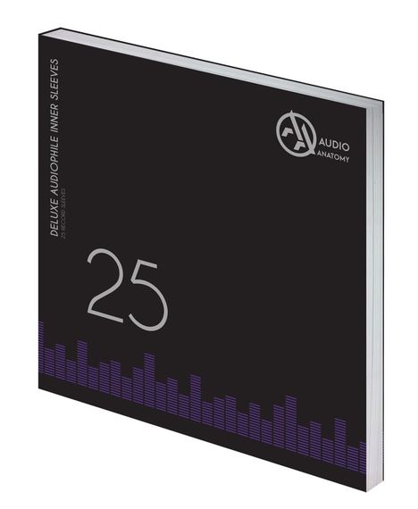 25x 12" Deluxe Audiophile Antistatic Inner Sleeves (Cream), Zubehör