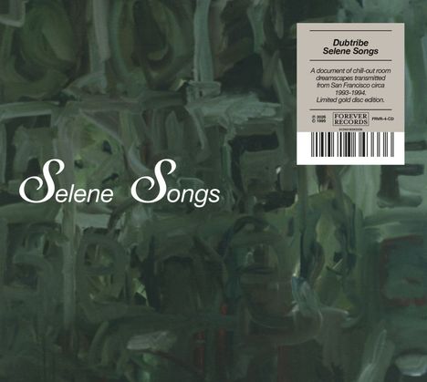"Selene Songs" in geschwungener Schrift; grün-dunkles, strukturiertes Hintergrundmuster.