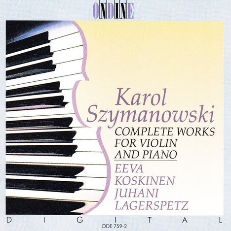 Szymanowski: Cpt Works For Vl &amp; P, CD