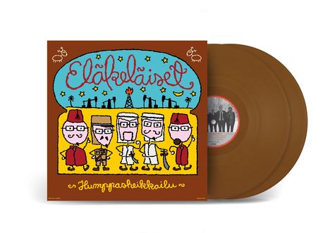 Eläkeläiset (Pensioners): Humppasheikkailu (Brown Vinyl), 1 LP und 1 Single 12"