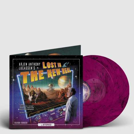 Arjen Anthony Lucassen: Lost In The New Real (Magenta W/ Black Marble Vinyl), 2 LPs