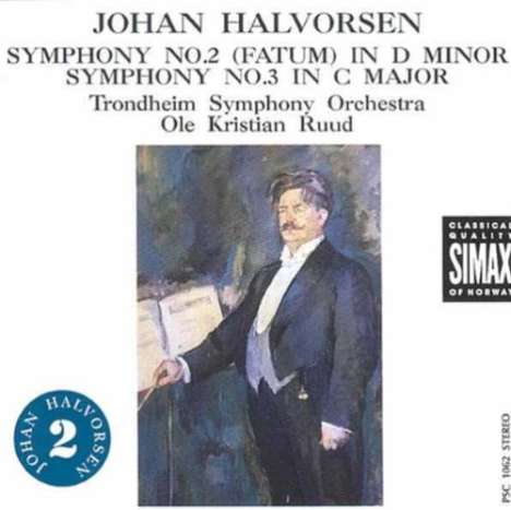 Johan Halvorsen (1864-1935): Symphonien Nr.2 &amp; 3, CD