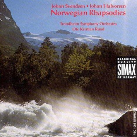 Johan Halvorsen (1864-1935): Norwegische Rhapsodien Nr.1 &amp; 2, CD
