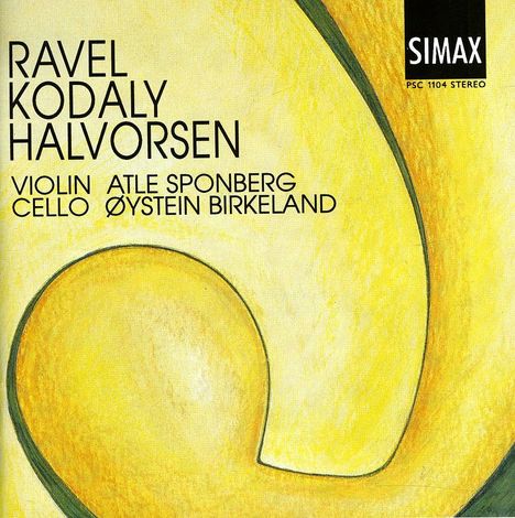 Maurice Ravel (1875-1937): Sonate für Violine &amp; Cello, CD