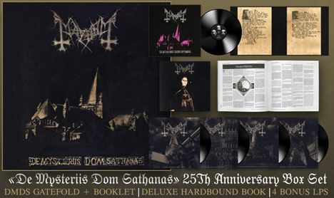 Mayhem: De Mysteriis Dom Sathanas (25th Anniversary) (Limited Deluxe Edition Box Set), 5 LPs