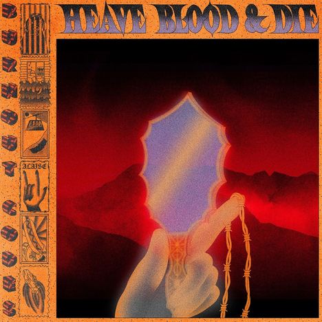 Heave Blood &amp; Die: Burnout Codes (Mauve Marbled Recycled Vinyl), LP