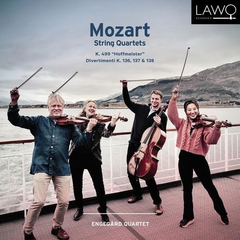 Wolfgang Amadeus Mozart (1756-1791): Divertimenti KV 136-138 (Version für Streichquartett), CD