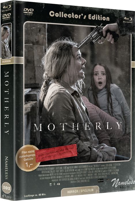 Motherly (Blu-ray &amp; DVD im Mediabook), 1 Blu-ray Disc und 1 DVD