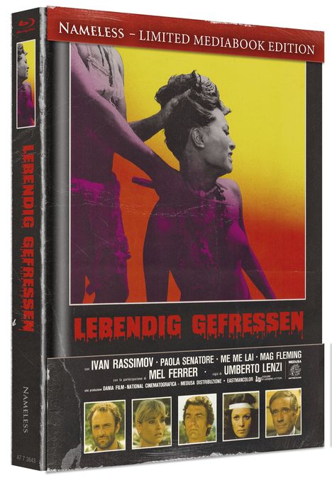 Lebendig gefressen (Blu-ray &amp; DVD im Mediabook), 1 Blu-ray Disc und 1 DVD