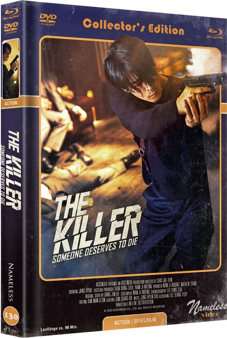 The Killer - Someone Deserves to Die (Blu-ray &amp; DVD im Mediabook), 1 Blu-ray Disc und 1 DVD