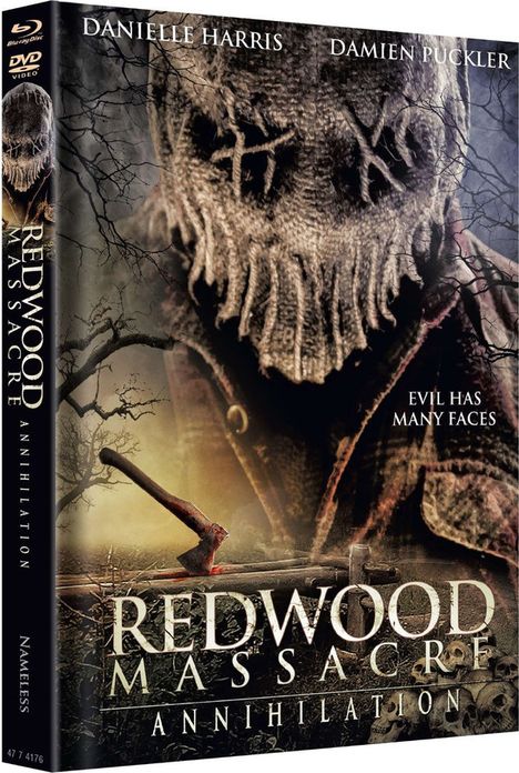 Redwood Massacre - Annihilation (Blu-ray &amp; DVD im Mediabook), 1 Blu-ray Disc und 1 DVD