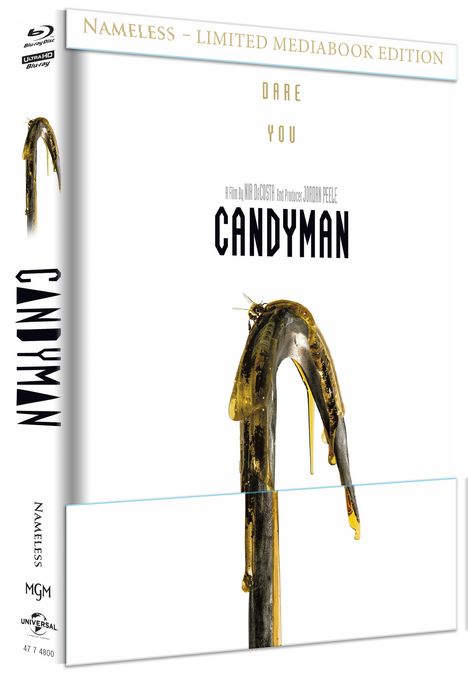 Candyman (2021) (Ultra HD Blu-ray & Blu-ray im Mediabook), 1 Ultra HD Blu-ray und 1 Blu-ray Disc