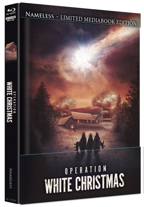 Operation White Christmas (Ultra HD Blu-ray &amp; Blu-ray im Mediabook), 1 Ultra HD Blu-ray, 2 Blu-ray Discs und 1 CD