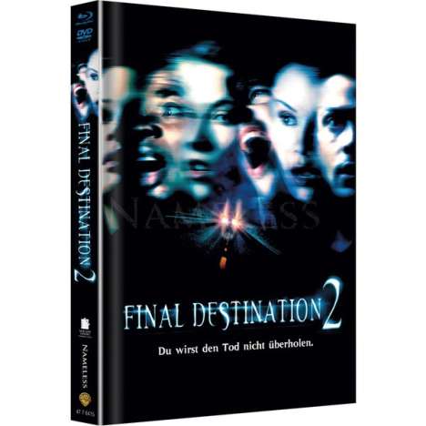 Final Destination 2 (Blu-ray &amp; DVD im Mediabook), 1 Blu-ray Disc und 1 DVD