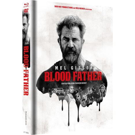 Blood Father (Blu-ray im Mediabook), 1 Blu-ray Disc und 1 DVD