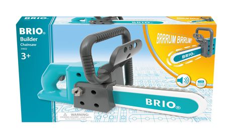 BRIO Builder - 34602 Kettensäge | Entwicklungsförderndes Konstruktionsspielzeug für Kinder ab 3 Jahren, Spiele