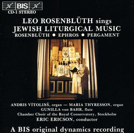 Leo Rosenblüth - jüdische liturgische Musik, CD