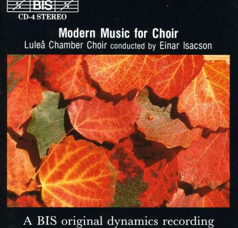 Lulea Chamber Choir - Modern Music, CD