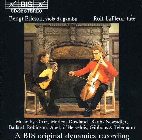 Bengt Ericson,Viola da gamba, CD