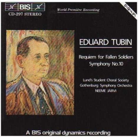 Eduard Tubin (1905-1982): Requiem für gefallene Soldaten, CD