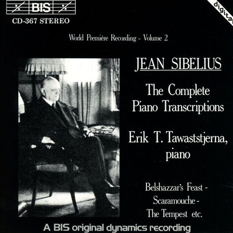 Jean Sibelius (1865-1957): Klaviertranskriptionen Vol.2, CD