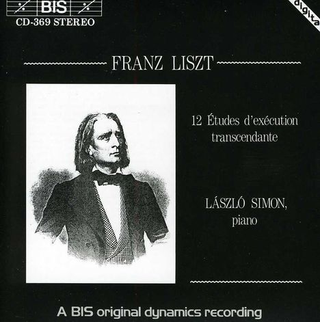 Franz Liszt (1811-1886): Etudes d'execution transcendante, CD