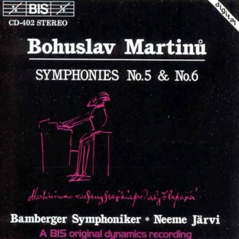 Bohuslav Martinu (1890-1959): Symphonien Nr.5 &amp; 6, CD