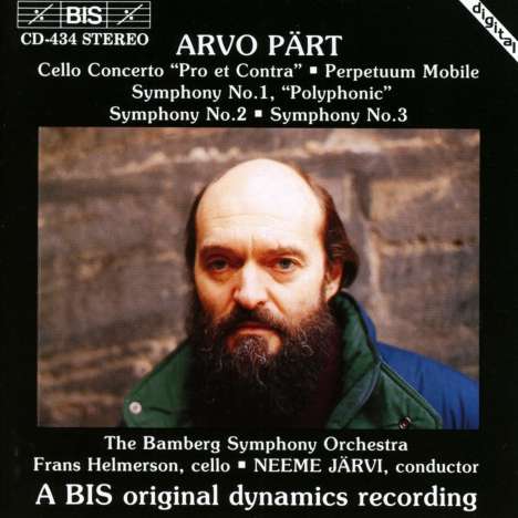 Arvo Pärt (geb. 1935): Symphonien Nr.1-3, CD