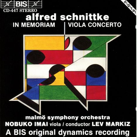 Alfred Schnittke (1934-1998): Violakonzert (1985), CD