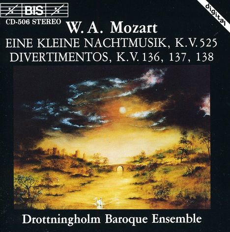 Wolfgang Amadeus Mozart (1756-1791): Divertimenti KV 136-138, CD