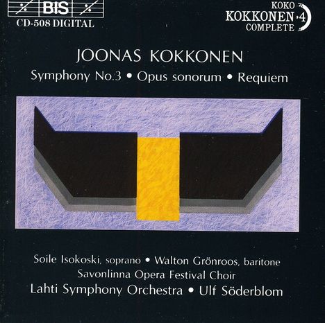 Joonas Kokkonen (1921-1996): Symphonie Nr.3, CD