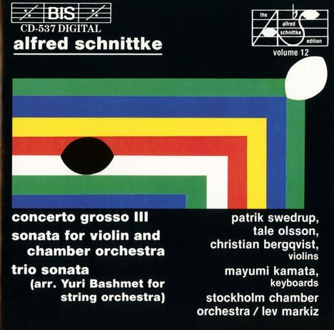 Alfred Schnittke (1934-1998): Concerto grosso Nr.3, CD
