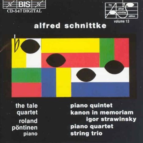 Alfred Schnittke (1934-1998): Klavierquartett, CD