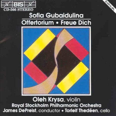 Sofia Gubaidulina (geb. 1931): Violinkonzert "Offertorium", CD