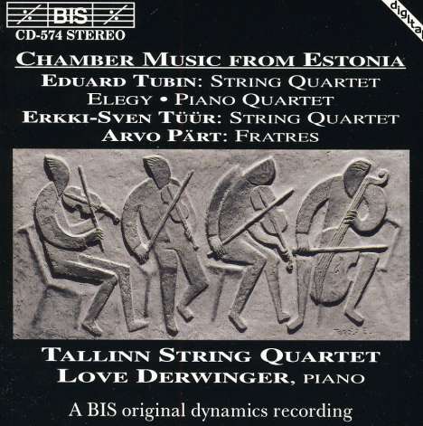 Eduard Tubin (1905-1982): Streichquartett, CD
