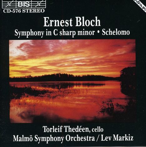 Ernest Bloch (1880-1959): Symphonie cis-moll, CD