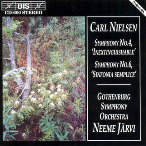 Carl Nielsen (1865-1931): Symphonien Nr.4 & 6, CD
