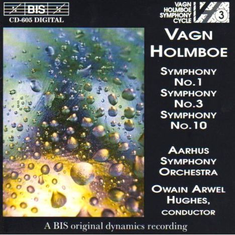 Vagn Holmboe (1909-1996): Symphonien Nr.1,3,10, CD