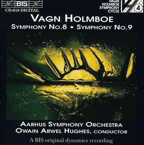 Vagn Holmboe (1909-1996): Symphonien Nr.8 & 9, CD