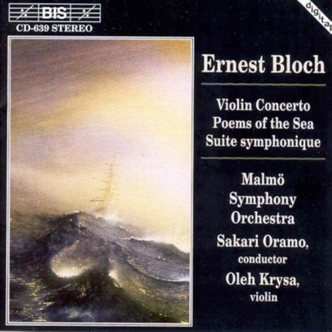 Ernest Bloch (1880-1959): Violinkonzert, CD