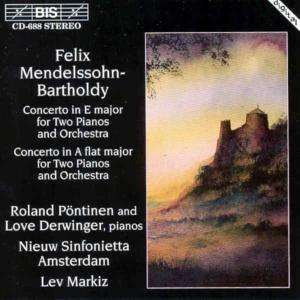 Felix Mendelssohn Bartholdy (1809-1847): Konzerte As-Dur &amp; E-Dur für 2 Klaviere &amp; Orchester, CD