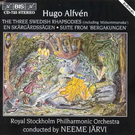 Hugo Alfven (1872-1960): Schwedische Rhapsodien Nr.1-3, CD