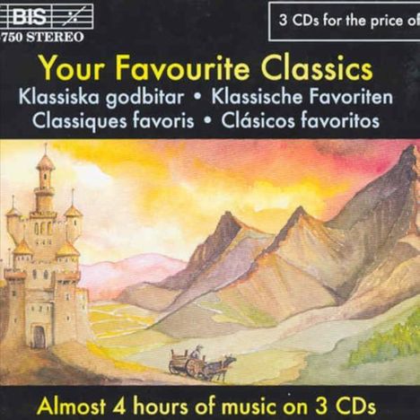 Your favourite Classics (BIS 3CD-Set), 3 CDs