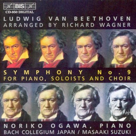 Ludwig van Beethoven (1770-1827): Symphonie Nr.9 (von Richard Wagner arrangiert für Klavier, Soli &amp; Chor), CD