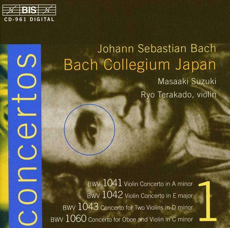 Johann Sebastian Bach (1685-1750): Violinkonzerte BWV 1041-1043, CD