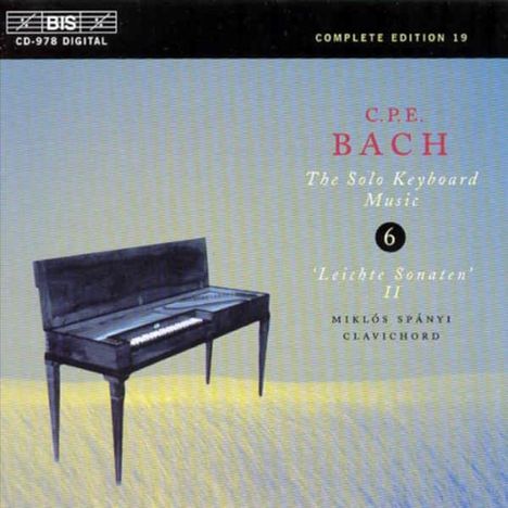 Carl Philipp Emanuel Bach (1714-1788): Cembalosonaten Wq.62 Nr.18 & 20, CD