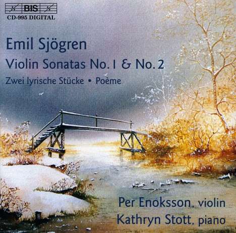 Emil Sjögren (1853-1918): Violinsonaten Nr.1 &amp; 2, CD
