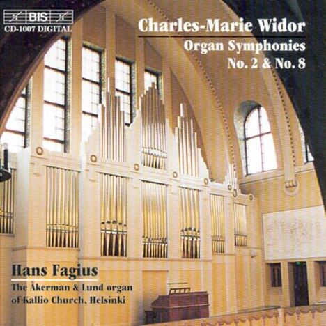 Charles-Marie Widor (1844-1937): Orgelsymphonien Nr.2 &amp; 8, CD