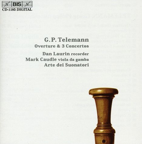 Georg Philipp Telemann (1681-1767): Blockflötenkonzerte C-Dur,F-Dur,a-moll, CD