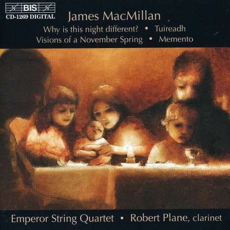 James MacMillan (geb. 1959): Streichquartette Nr.1 &amp; 2, CD
